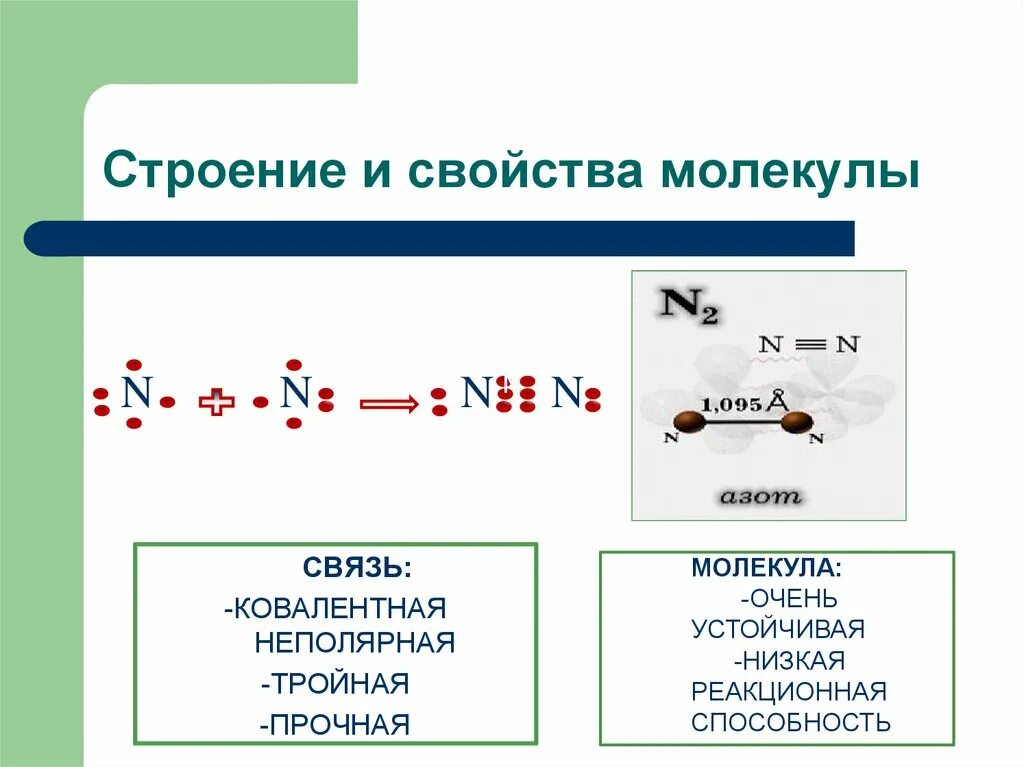 Азот какая связь. Структура молекулы азота. Электронное строение азота 9 класс. Строение молекулы азота 9 класс. Молекулярную структуру азота и электронную.