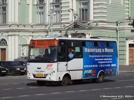 186 автобус пушкин на карте