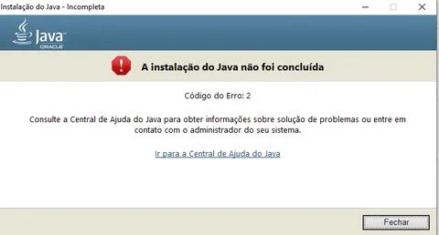 Error 1603 java
