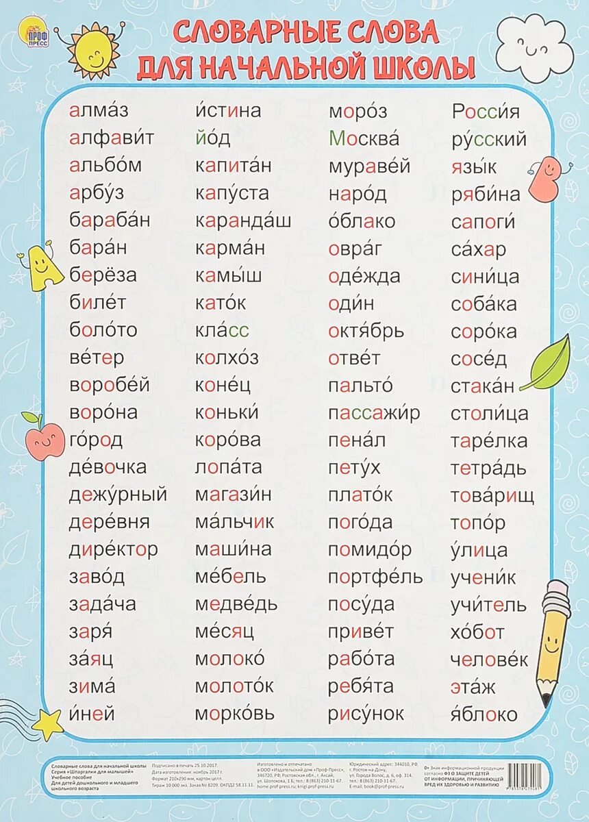 Словарные слова 1 класс русский школа. Словарные слова для 1 класса по русскому языку школа россии. словарныесловарные слова. словарные слова начальная школа. сваварныи слава для начальнай школы.