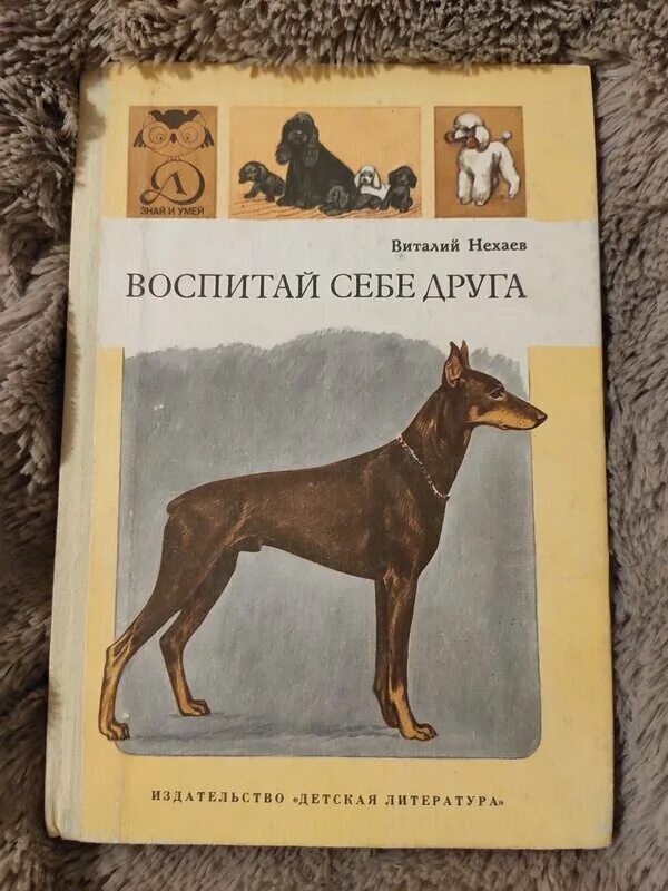 Воспитай себе друга. Книги про собак. Книги о собаках для детей. Доберман книга.