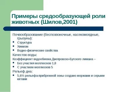 Что понимают под средообразующей ролью живых организмов