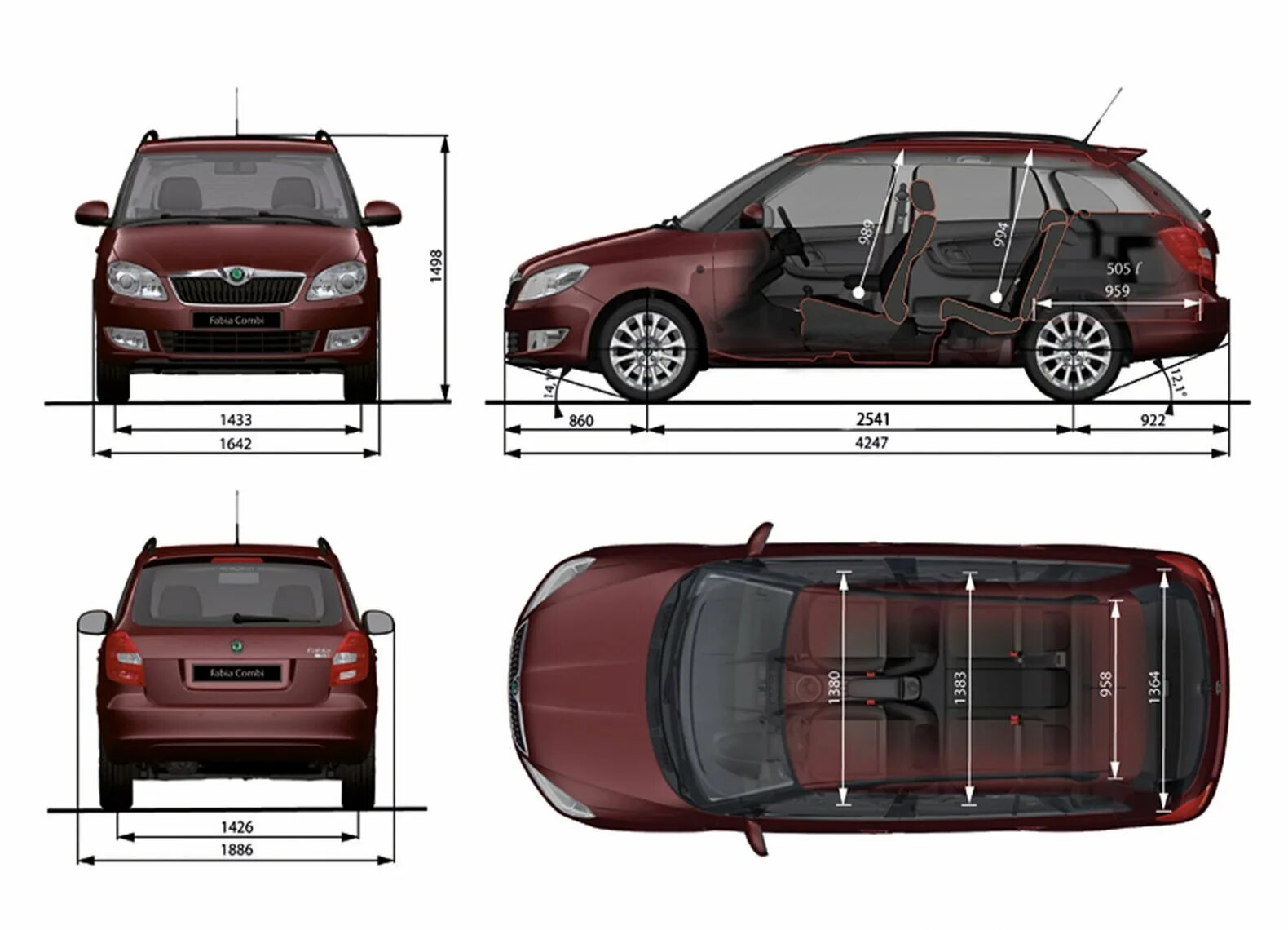 Шкода Фабия 1.2 габариты. Skoda Fabia 2 габариты. Шкода Фабия 3 универсал габариты. Габариты Шкода Фабия 2 хэтчбек. Шкода универсал размеры