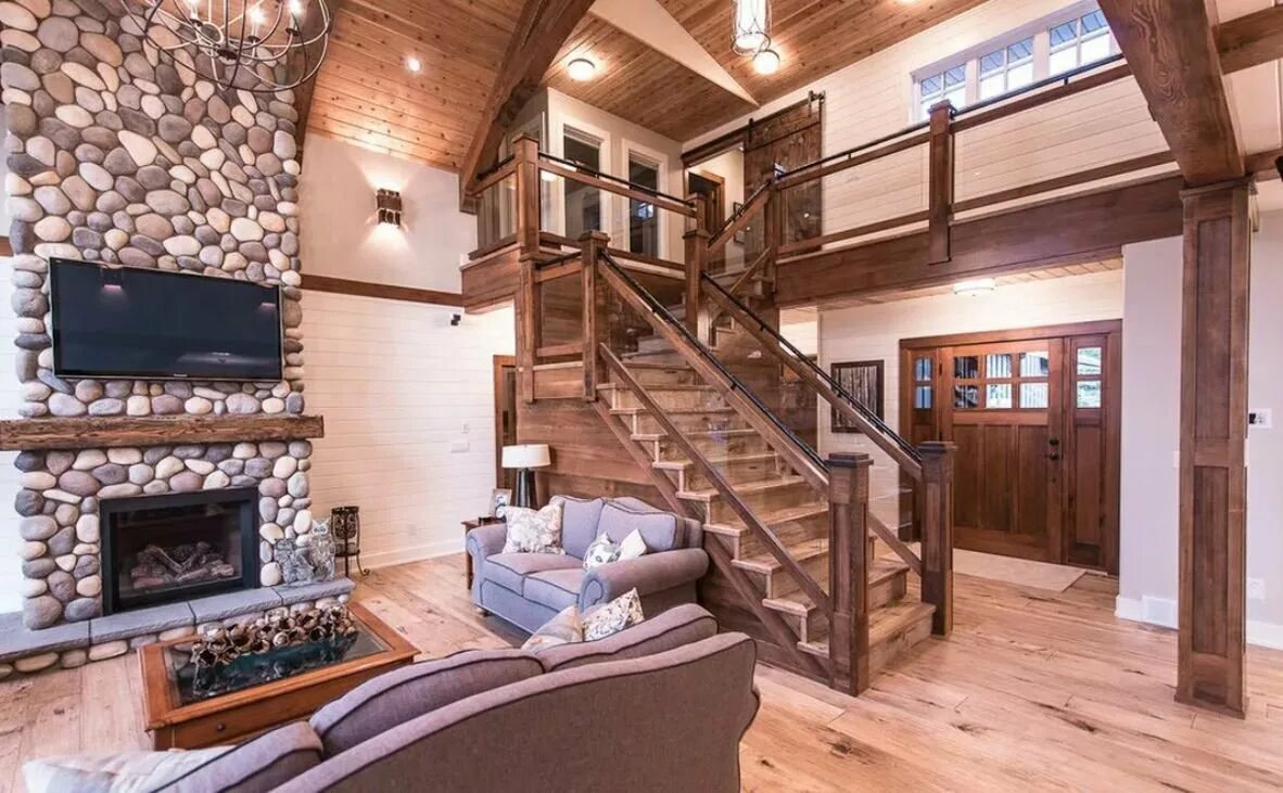 Обустройство дома особняка. Дом шале из клееного бруса интерьер. Обустройство дома особняка. Обустройство дома особняка. Красивый дом изнутри.