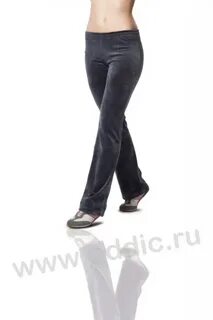 Велюровые домашние брюки