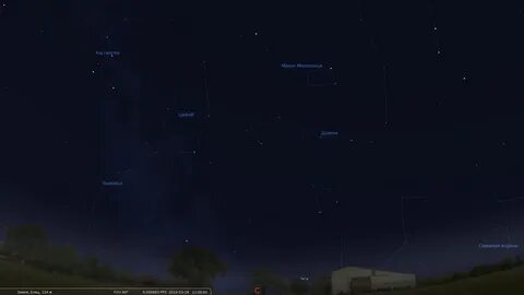 Малая медведица на небе фото как выглядит