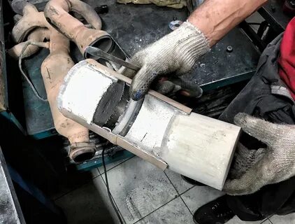 Как снять катализатор с автомобиля