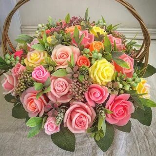 Soap flowers