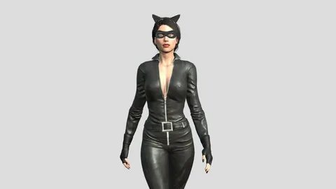 Cat woman full rigged model ( Blend format ) is available for free download...