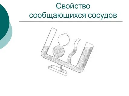 Свойство сосудов