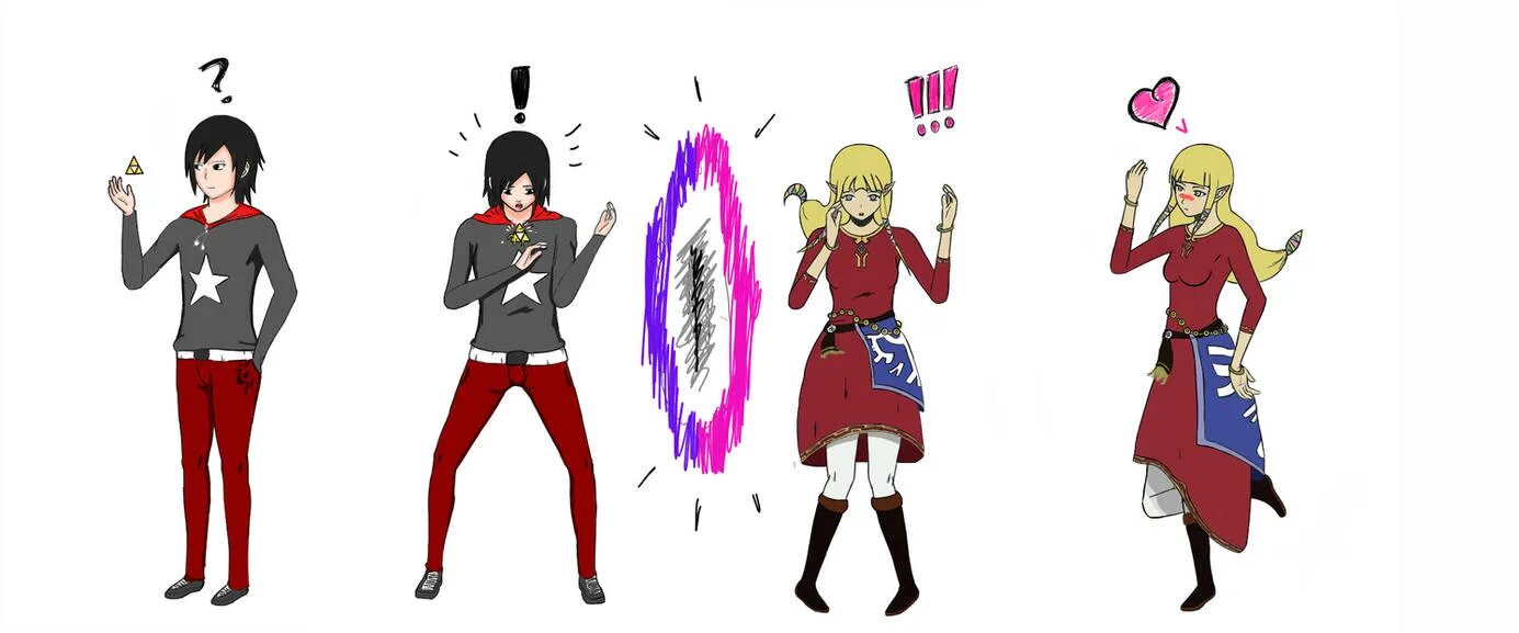 Tg tf аватар. Линк зельда gender bender. Link tg tf gerudo. Tg zelda. Love links tg.