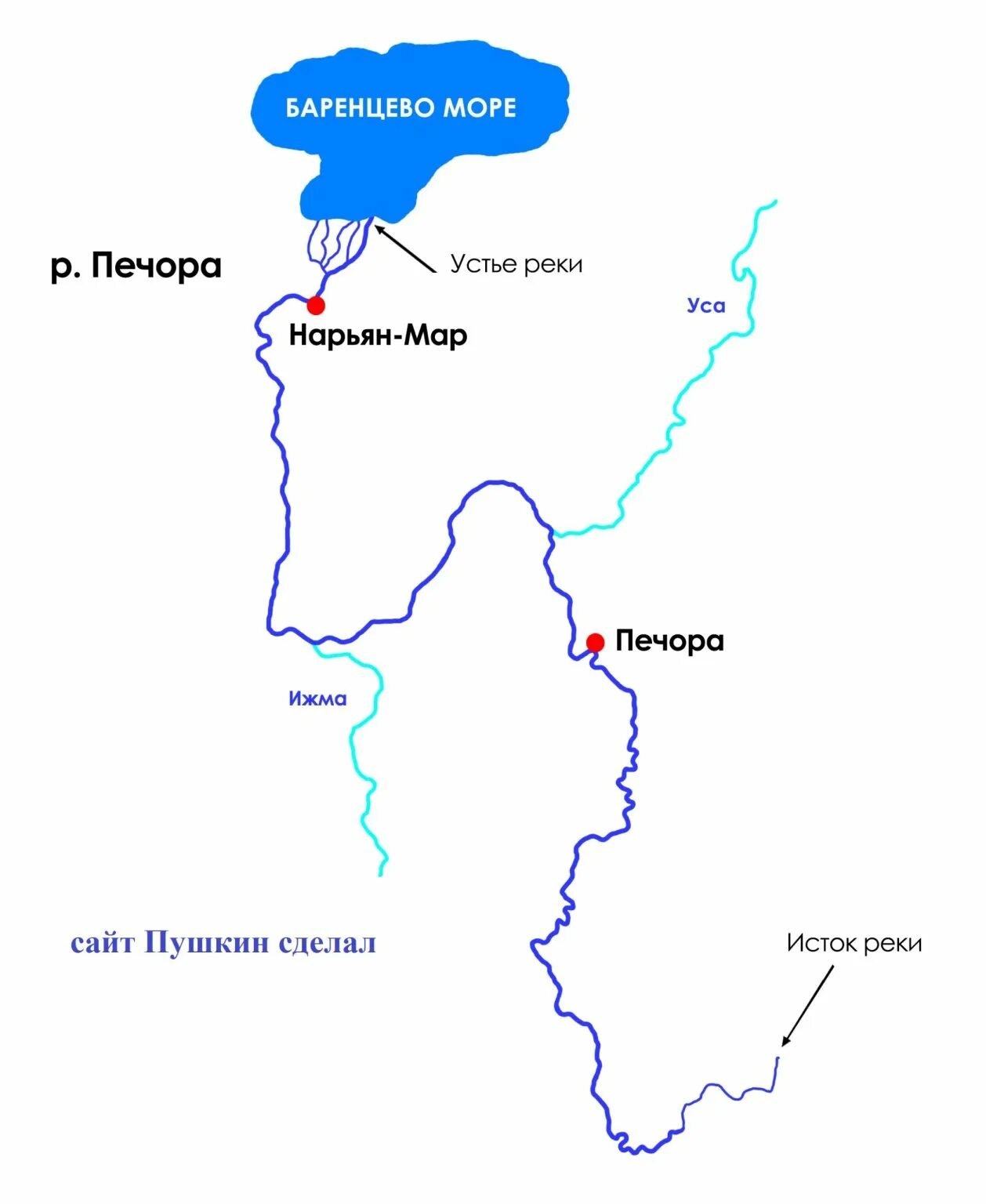 Где река печора на карте Фото@: : РОДНОЙ ГОРОД