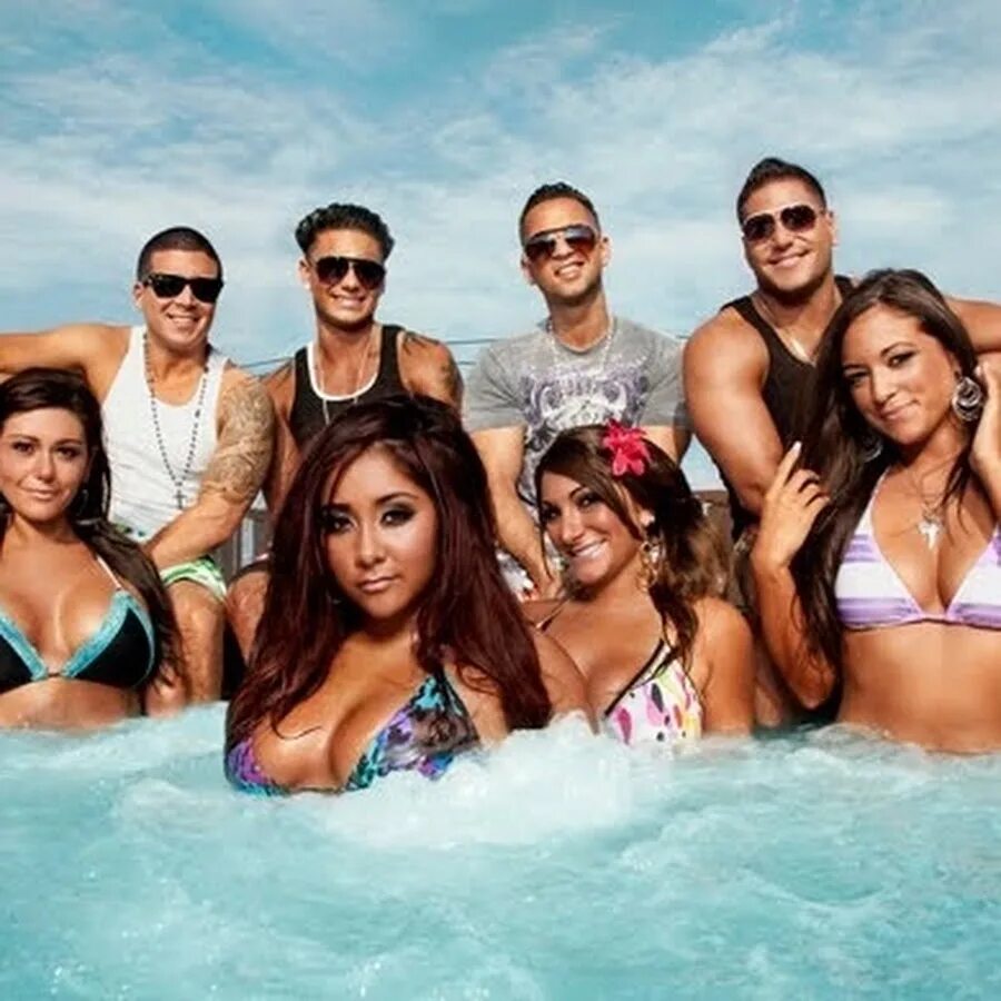 Реалити шоу без цензуры. Jersey Shore участники. Шоу джерси Шор. Мы из джерси реалити шоу. Шоу пляж джерси.