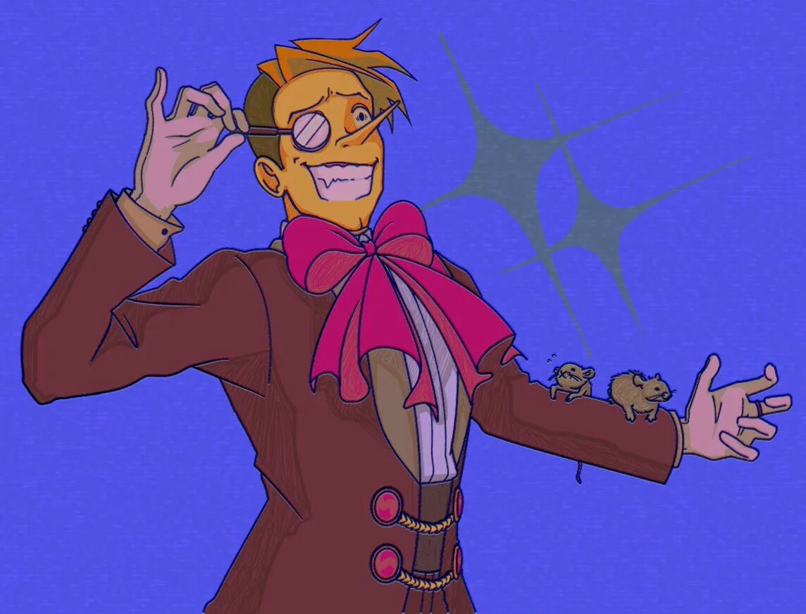 Ace animation. Рон эйс атторни. рон ace attorney. гадот ace attorney. люк ace attorney.