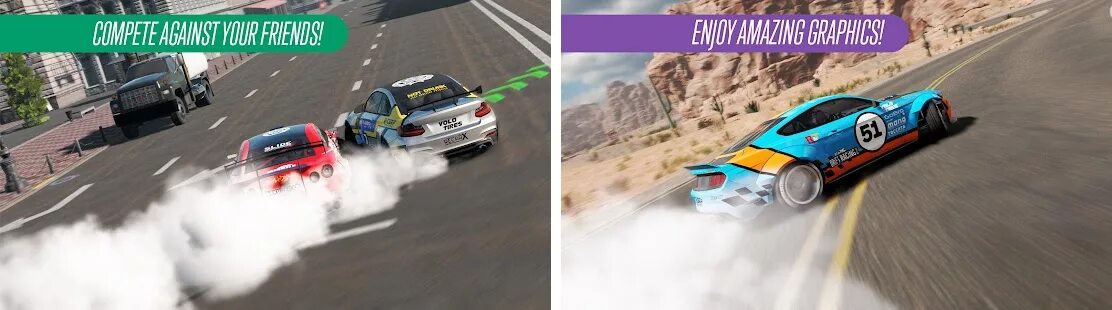Drift racing большой угол