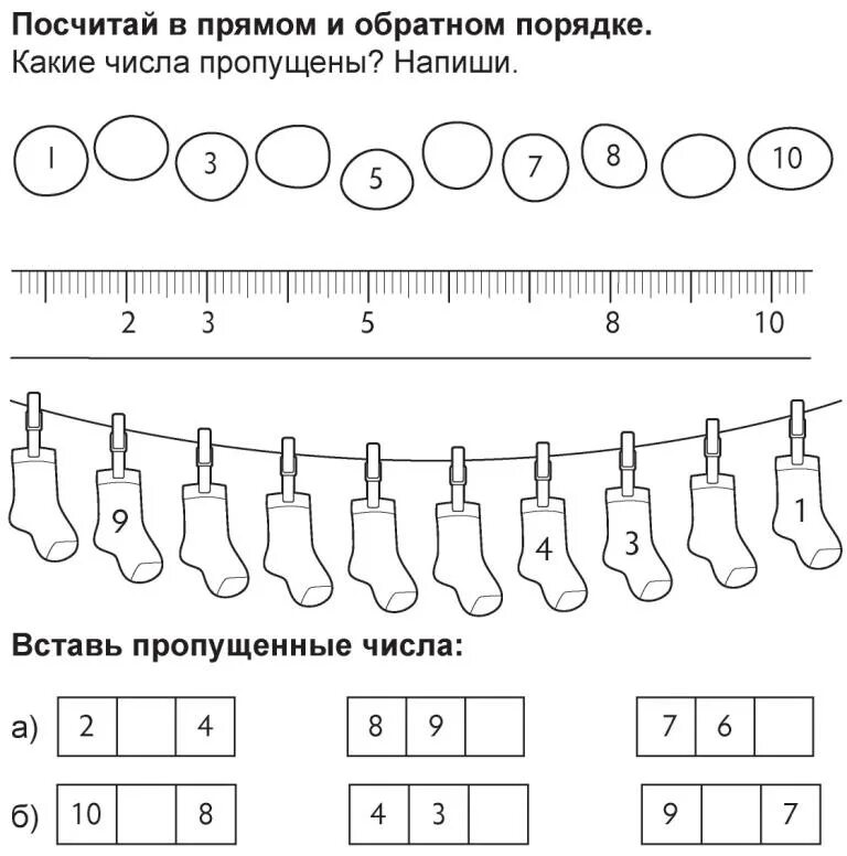 Считаем в прямом и обратном порядке