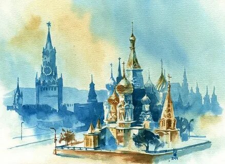 Акварель москва