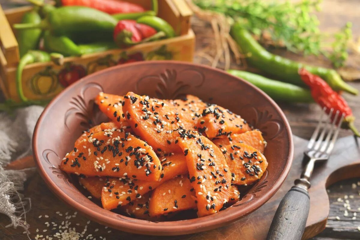 Как вкусно приготовить батат. Блюда из батата. жареный батат. жареный сладкий картофель. постные блюда.