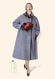 Пальто 50 годов