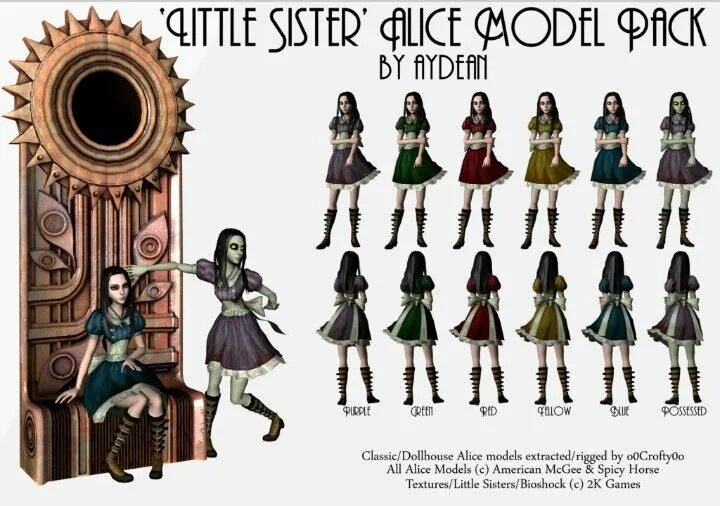 little sister bioshock 2 model refrence Little sister cosplay, Bioshock, Bioshoc