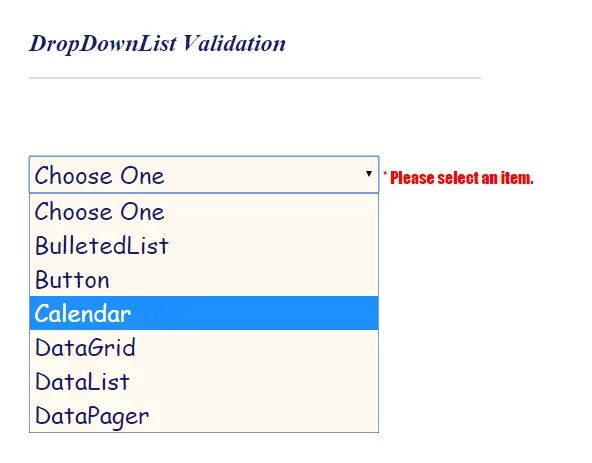 Asp net validation. Asp net validation