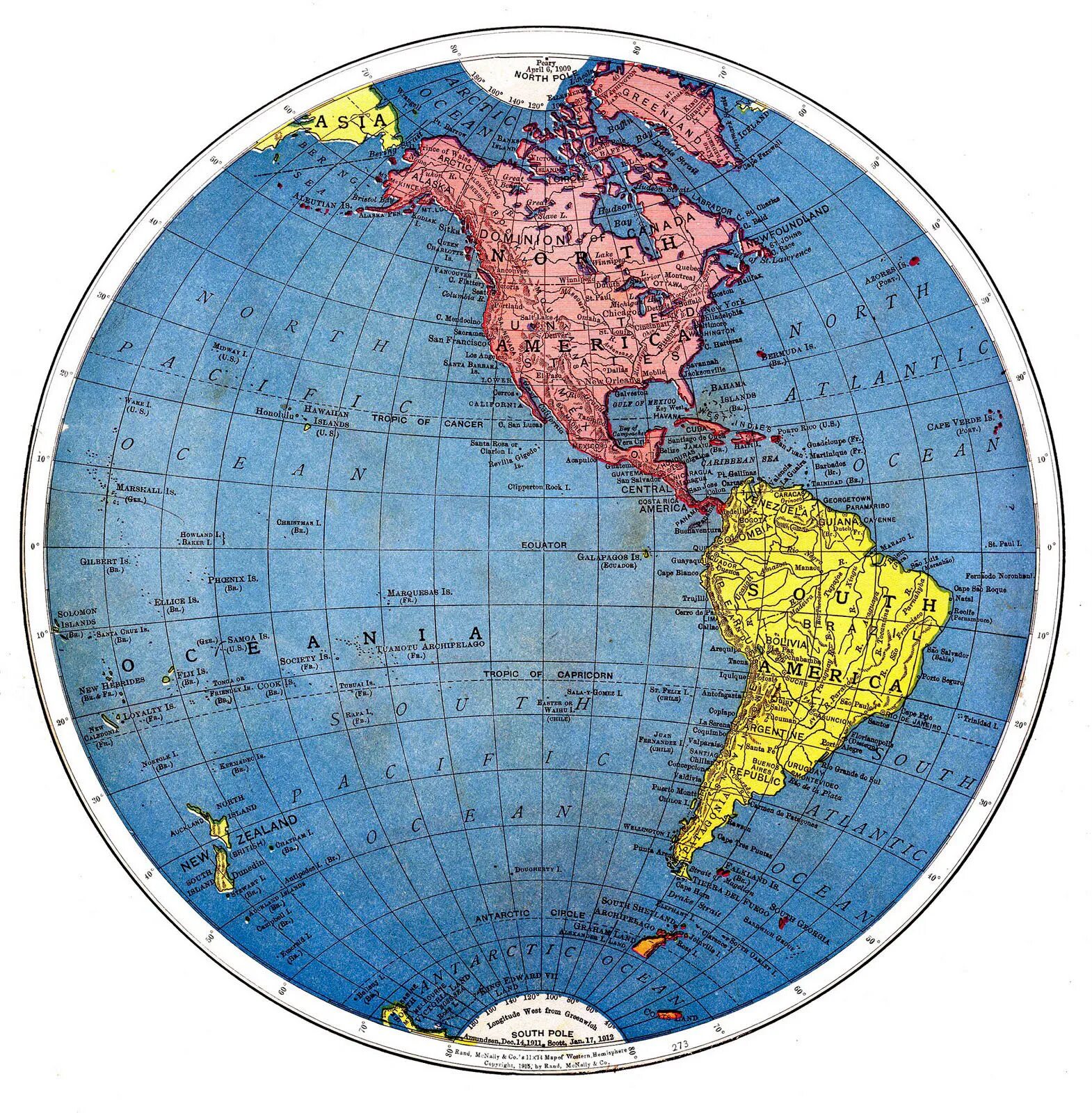 Карта Западного полушария земли. Карта Западного полушария со странами. Карта полушарий Западное полушарие. Планета земля Западное полушарие.