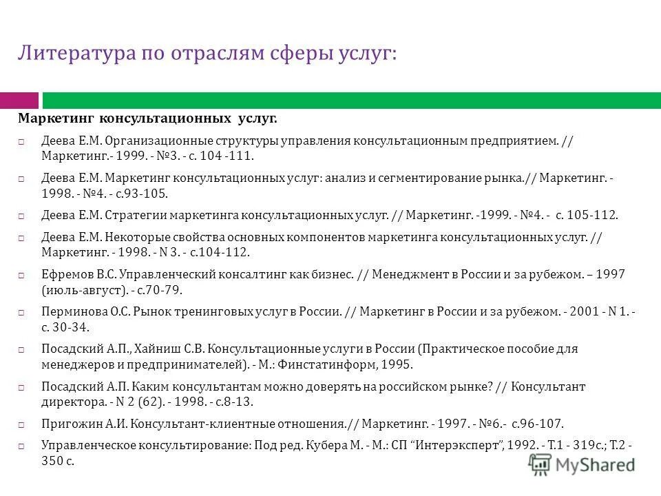 рынок маркетинговых услуг