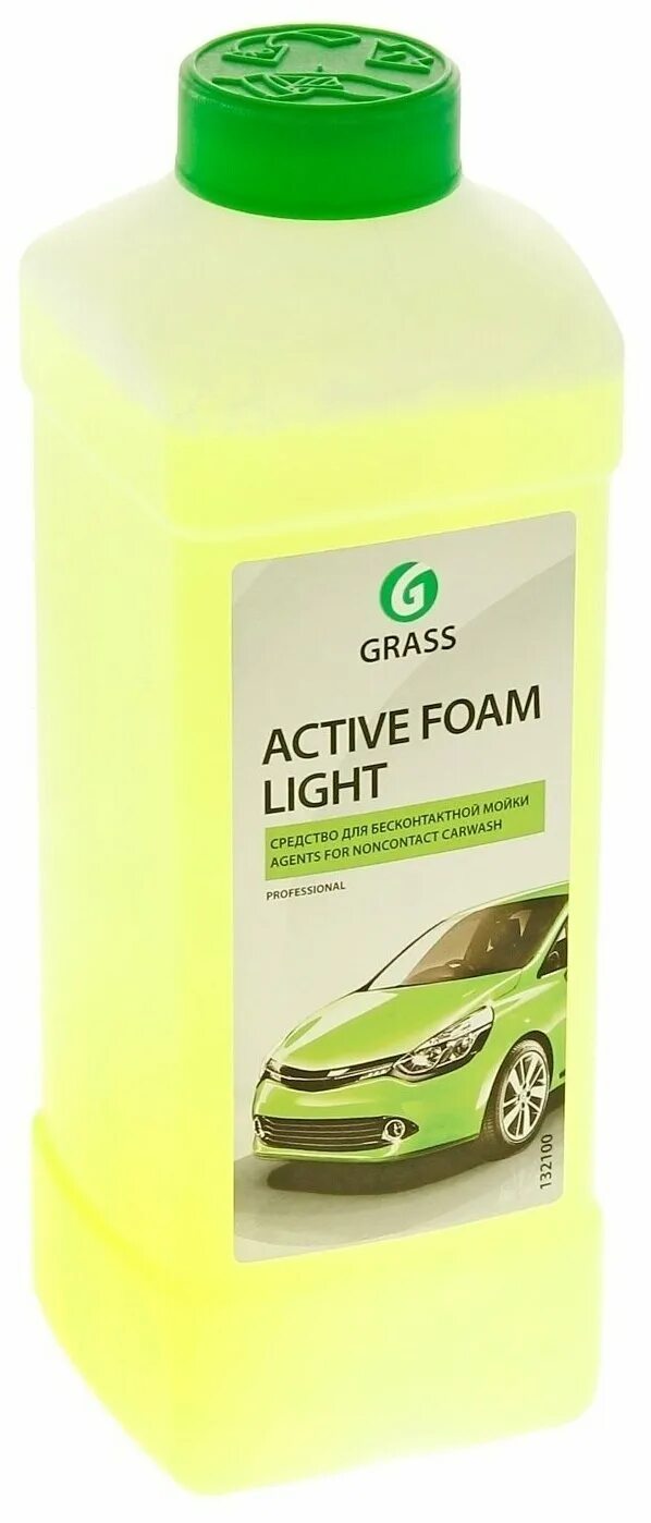 Концентрат бесконтактной. Grass автошампунь для бесконтактной мойки Active Foam Light, 1л.. Автошампунь для бесконтактной мойки Active Foam Light 1кг.132100. Автошампунь Active Foam Light 18кг grass 110448. Грасс автошампунь 1 л.