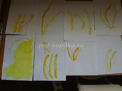 Рисование колоса в подготовительной группе