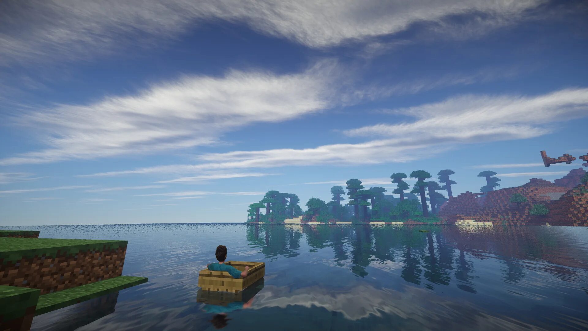 Как сделать чтобы работали шейдеры. Шейдеры oceano shaders. minecraft пейзаж. майнкрафт с шейдерами. красивые виды в майнкрафте.