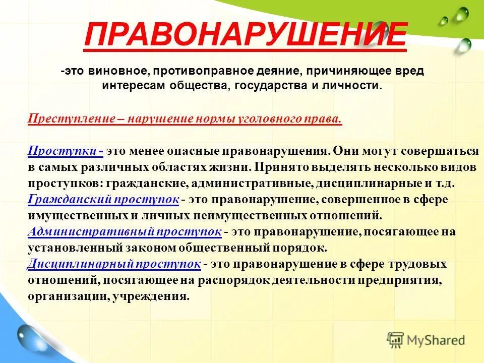 Наиболее опасные правонарушения