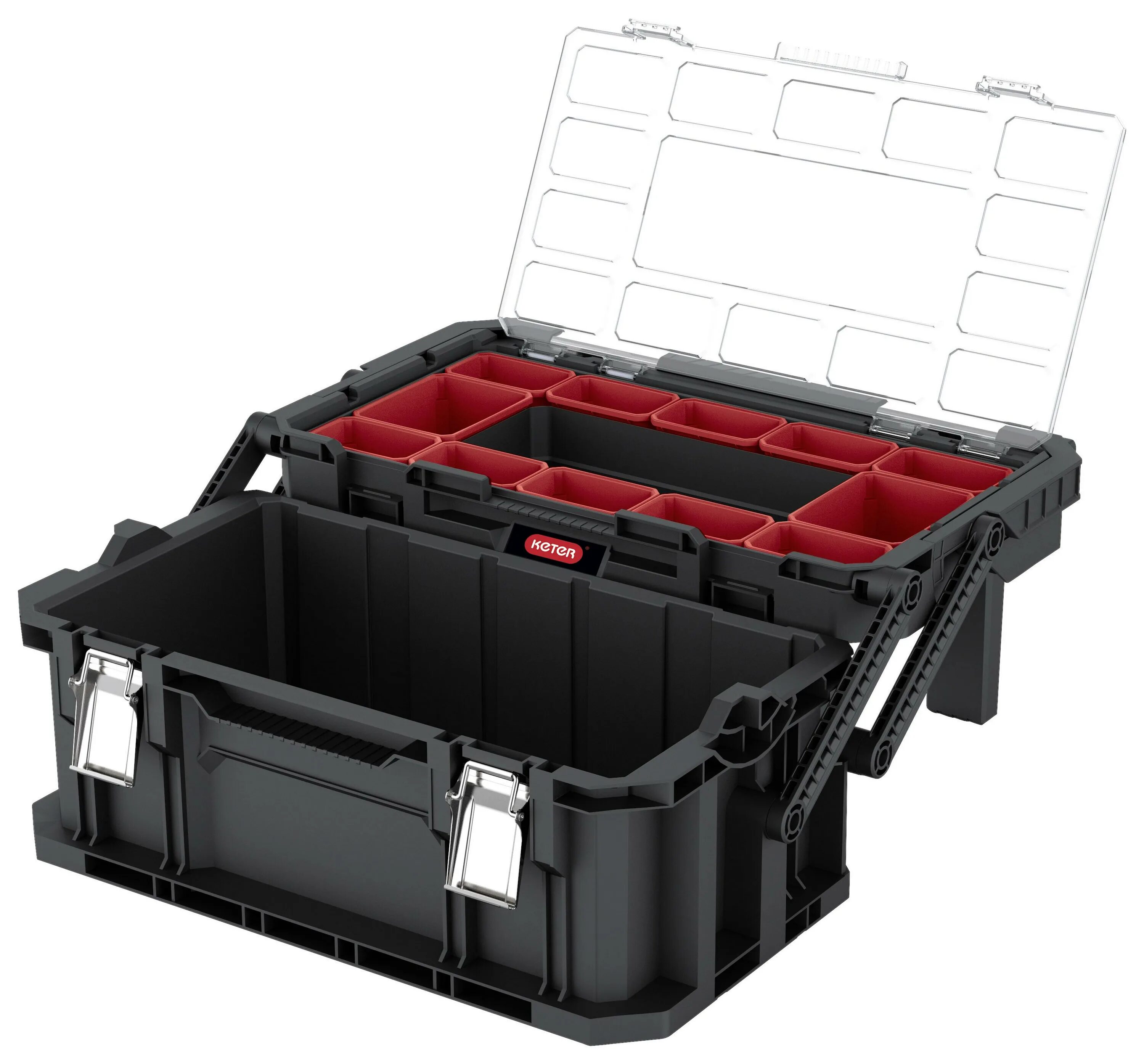 Connect tool. Keter connect Cantilever Tool Box. Keter connect Cantilever Tool Box 17203104. Ящик для инструмента "connect Cantiliver Tool Box" 56,5*31,7*25,1 см (черный) "Keter". Keter connect 250037.