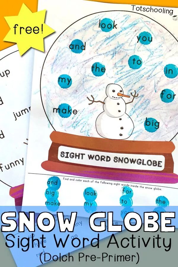 Words with snow. Snow globe на уроках английского языка.