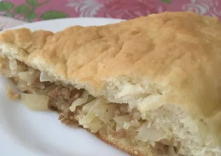 Капуста с мясом в тесте