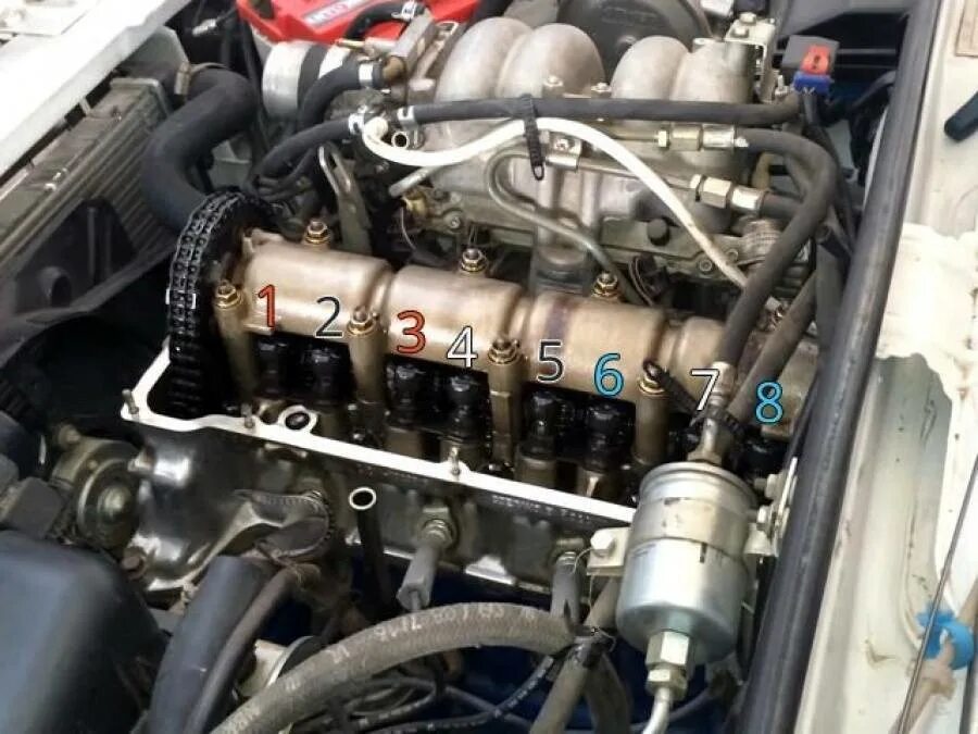 Нумерация клапанов. Нумерация клапанов. Порядок регулировки клапанов на ваз 2106. Нумерация клапанов. Отрегулировать клапана на ваз 2107.