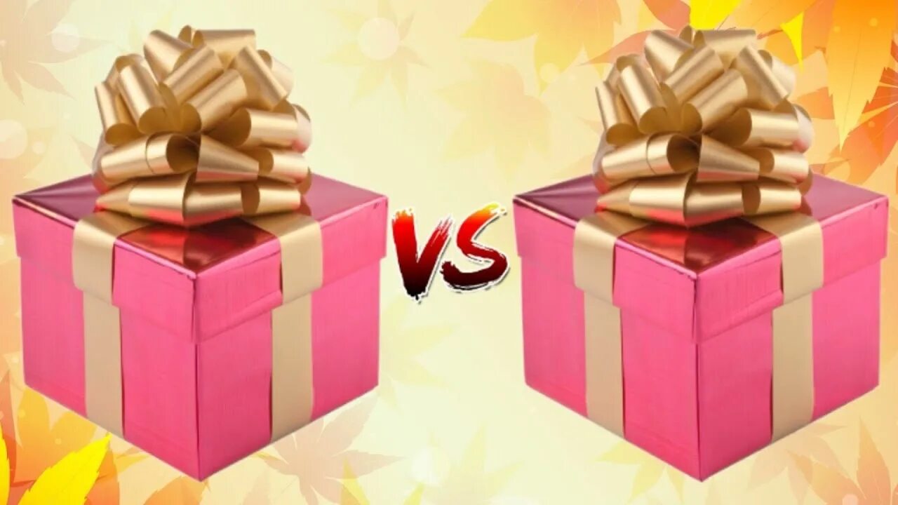 Увидеть сюрприз. 2 Подарка. Два подарка для Выбирашек. Выбери подарок. Подарок vs подарок.