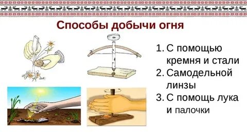 Способы добывания еды