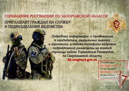 Численность росгвардии 2023 году