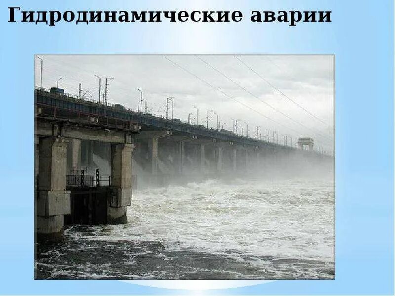 Чс гидродинамического характера