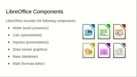 Редакторы libreoffice
