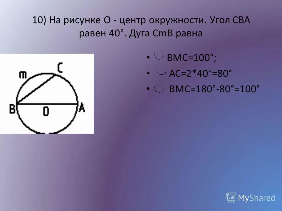 дуга равна. величина центрального угла. дуга равна. дуга равна. вписанный угол окружности.
