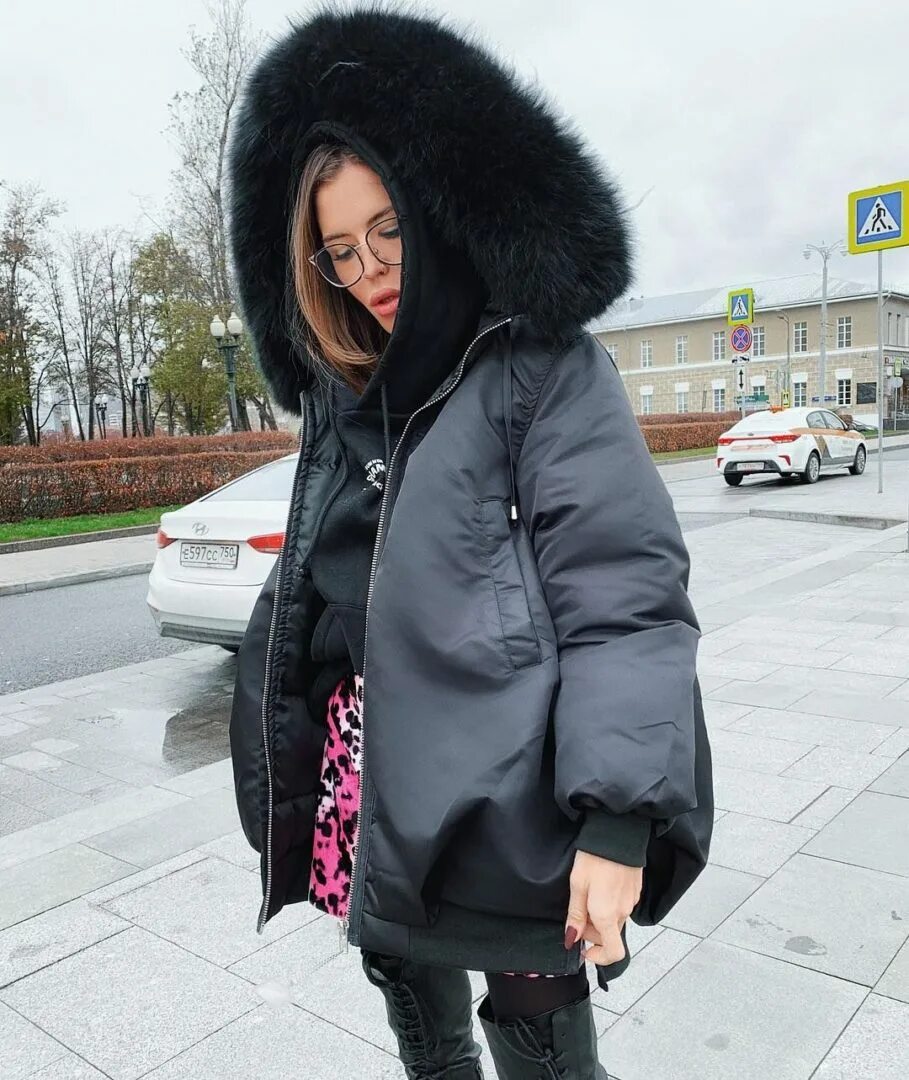 Надела зимнюю куртку