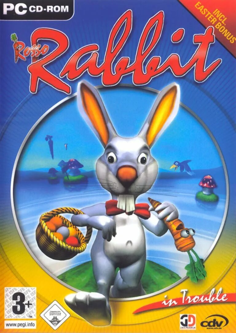 Зайчик игра дети. Кролик роббит игра. Россо рэббит игра. Компьютерная игра про зайца. Rosso Rabbit in Trouble.