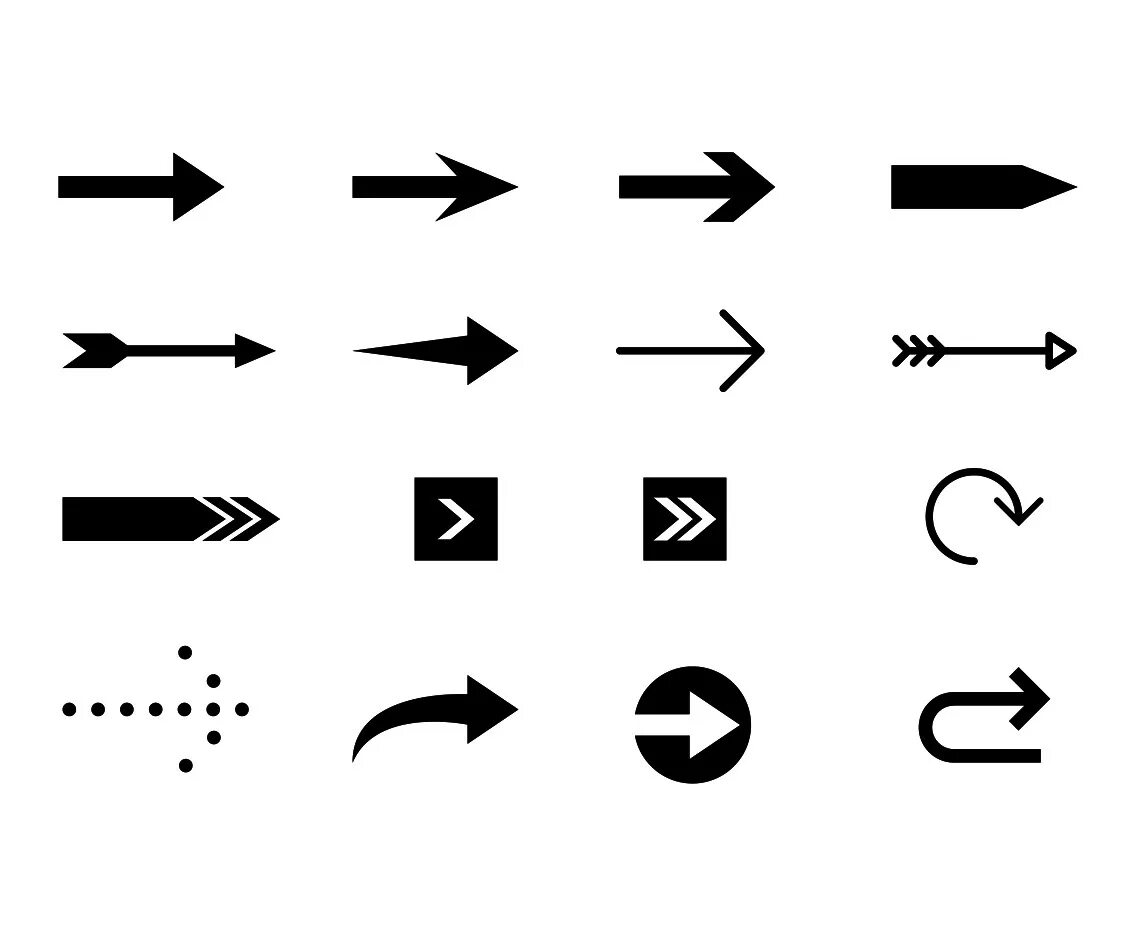 Составляющие стрелки. Стрелки фигуры. Стрелочки маленькие. Векторные стрелки. Стрелки символы.