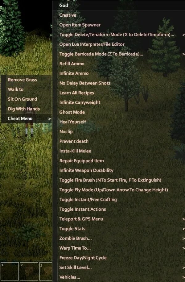 Cheat project. Project zomboid cheat menu. чит меню project zomboid. меню проджект зомбоид. читы на проджект зомбоид.