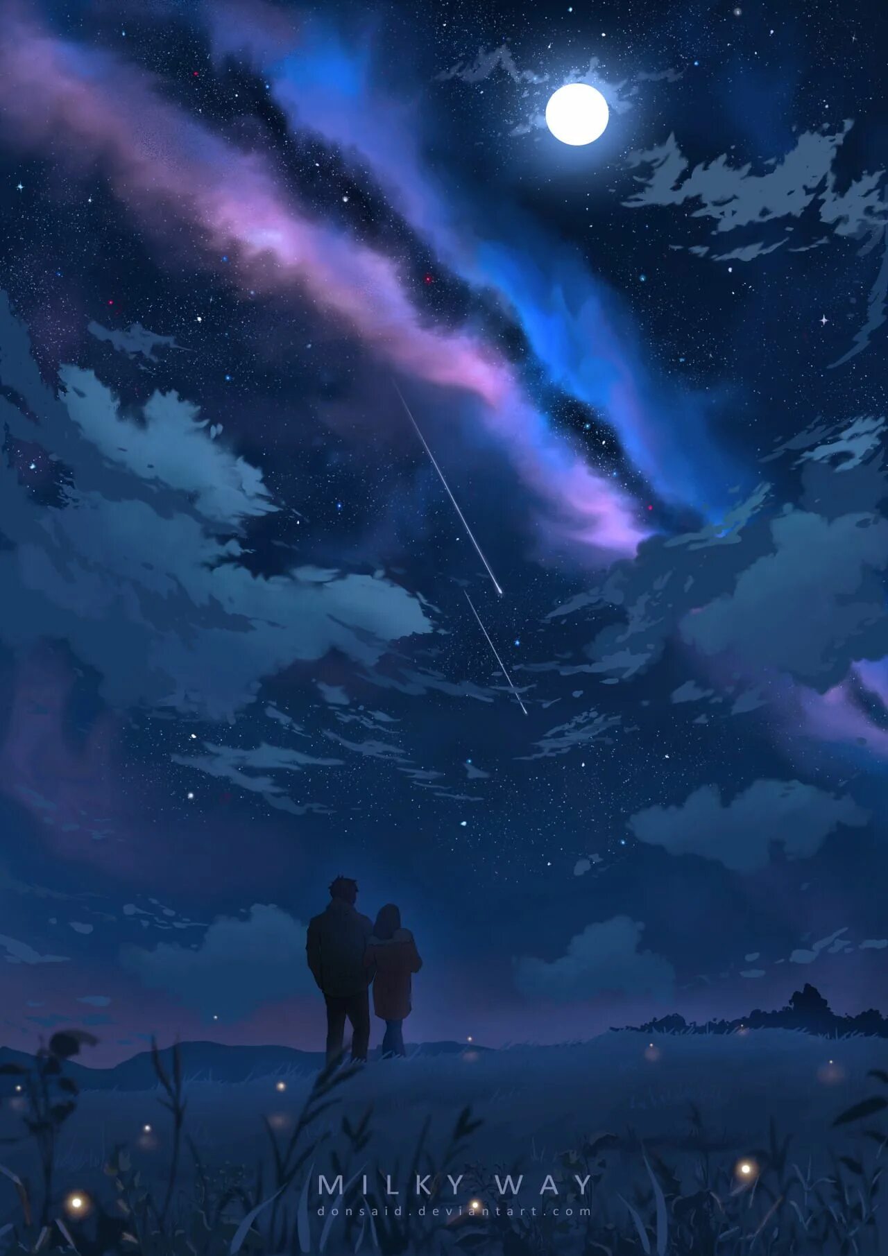 Звездное небо. Арт со звездами. Небо космос. Звезда падает с неба. Звездное небо.