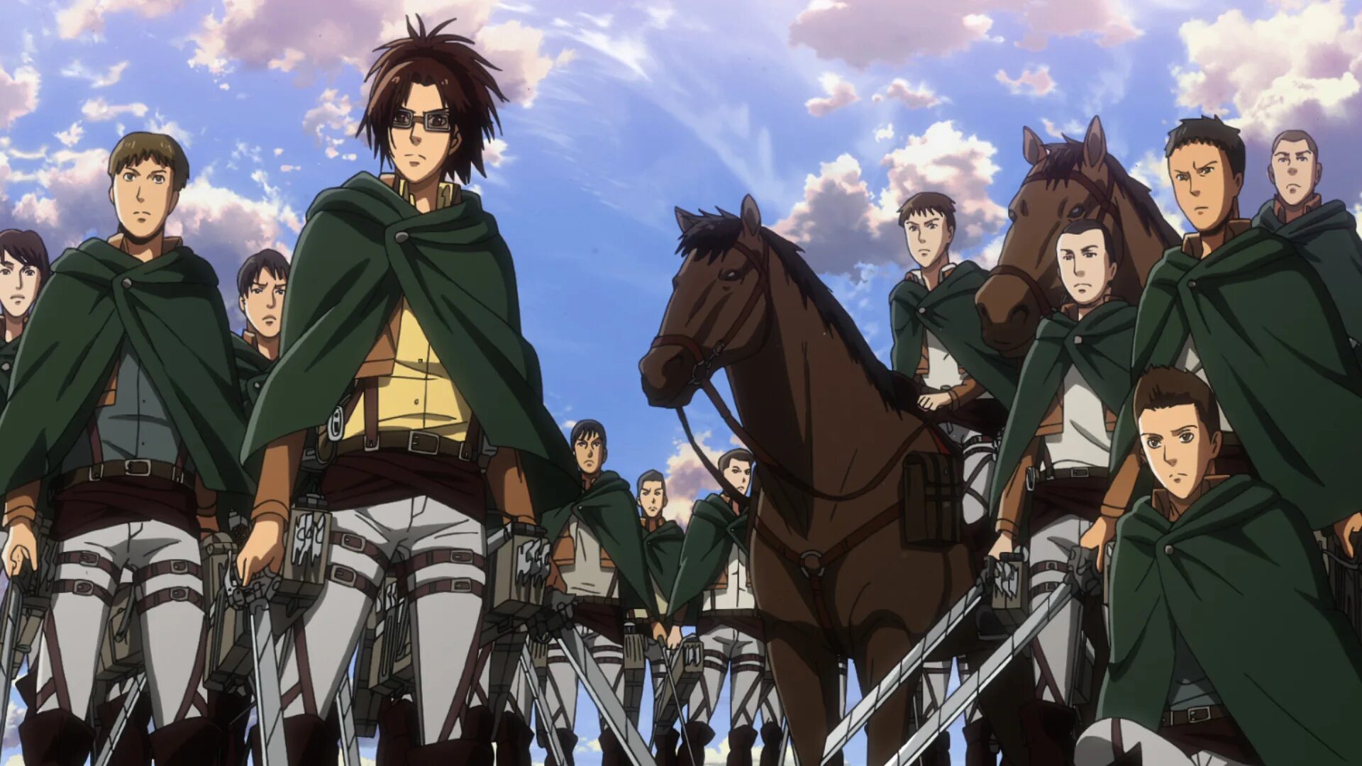 атака корпусом. атака корпусом. команда леви аккермана. леви и разведкорпус. атака корпусом.