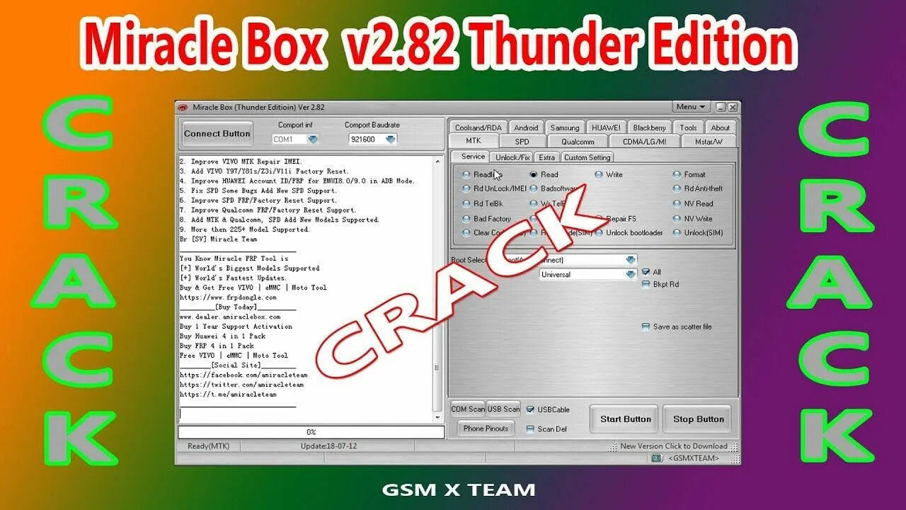 Miracle thunder как сделать копию прошивки. Miracle thunder. miracle tool 282.