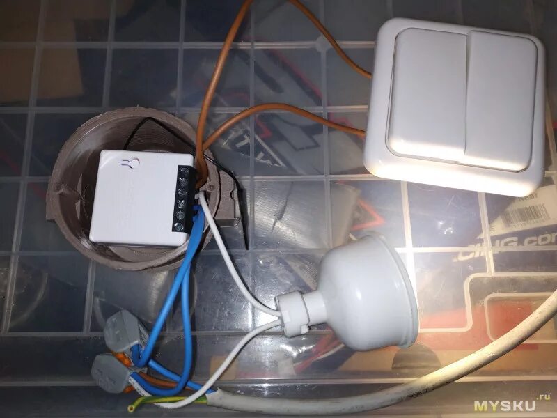 Умный 2-х канальный WiFi выключатель Sonoff DUAL купить в интернет-магазине, цен