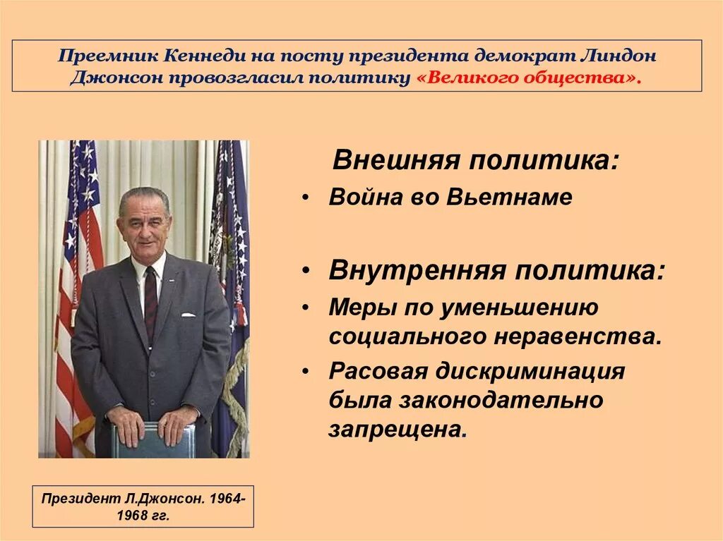 Результат деятельности президента. Линдон Джонсон внутренняя и внешняя политика. Линдон б. Джонсон внутренняя и внешняя политика. Линдон Джонсон внешняя политика.